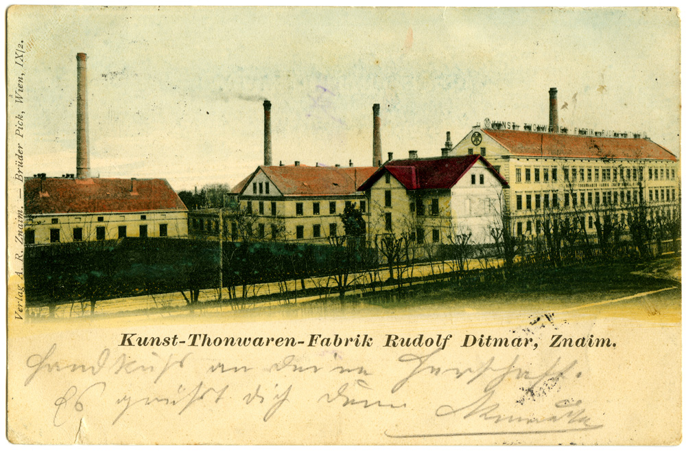 Kunst-Thonwaren-Fabrik Rudolf Ditmar, Znaim